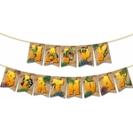 GUIRLANDE LETTRE ARTICULEE HAPPY BIRTHDAY DINOSAURES 1