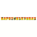 GUIRLANDE LETTRE ARTICULEE HAPPY BIRTHDAY DINOSAURES