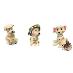 figurine collector dalmatien licence resine et metal argente