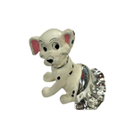 figurine collector dalmatien licence resine et metal argente. 3.PEG