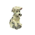 figurine collector dalmatien licence resine et metal argente. 2JPEG