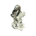 figurine collector dalmatien licence resine et metal argente. 1JPEG