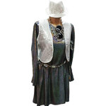 TUNIQUE DISCO LASER ARGENT XXL