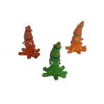 3 figurines resine bebe poulpe metal argenté 1
