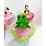 cup cake coeur dragee grenouille