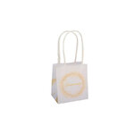 6 sac dragee communion feuilles pampa 2