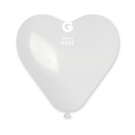 ballons latex coeurs blanc-30cm-25-pieces