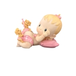 tirelire bebe fille resine 1