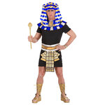 coiffe pharaon bleue 3