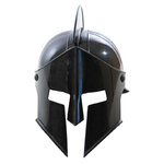casque gladiateur noir