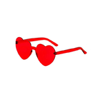 lunettes rouges formes coeurs adulte 1