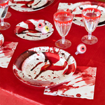 6 ASSIETTES 23 CM SANGUINOLENTES 3