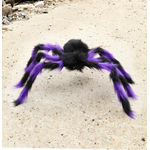 ARAIGNEE PELUCHE VIOLET ET NOIR 80 CM
