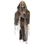 SUSPENSION SQUELETTE ZOMBIE LUMINEUSE  180 CM 2