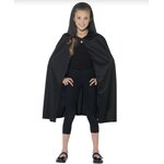 CAPE CAPUCHE ENFANT NOIRE 115 CM 2