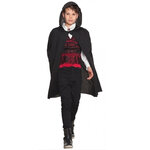 CAPE CAPUCHE ENFANT NOIRE 115 CM 1