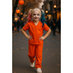 deguisement harley queen enfant prisonniere