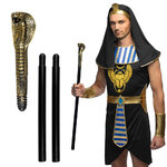SCEPTRE SERPENT 82 CM OR EGYPTIEN