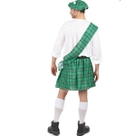 deguisement ecossais irlandais vert adulte 1