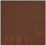 20 SERVIETTES 40 X 40 CHOCOLAT