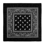 bandana coton noir 2