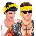 bandana coton jaune 4jpg