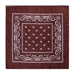 bandana coton marron2