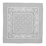 bandana coton gris