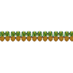 GUIRLANDE PAPIER 3 M ANANAS