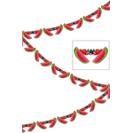 GUIRLANDE PAPIER 3M  PASTEQUE