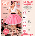 JUPE ROCK PIN UP ROSE