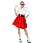 JUPE ROCK ROUGE