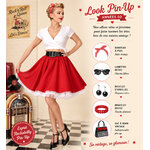 jupe rock pin up rouge
