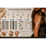 TATOUAGES EPHEMERES METALLISES 1
