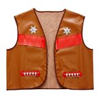 GILET DE COWBOY HOMME EN SIMILI CUIR 1