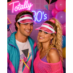 casquette visiere fluo rose