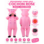 deguisement cochon rose gonflable 1
