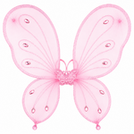 AILES DE PAPILLON EN TULLE ROSE