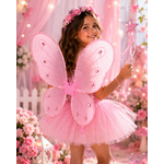 AILES DE PAPILLON EN TULLE ROSE 2
