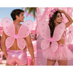 AILES DE PAPILLON EN TULLE ROSE 1