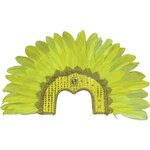 coiffe breil plumes jaunes
