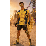 TEE SHIRT VOLVERINE SUPER HEROS JAUNE ET NOIR