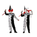 DEGUISEMENT CLOWN ENFANT NOIR ET BLANC TRRIFIER HALLOWEEN 1