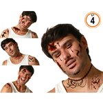 TATOUAGES EPHEMERES SANGLANTS BLESSURES 1