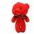 porte clef mini ours rouge love