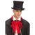 jabot dentelle rouge