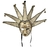 masque venitien ivoire avec grelots