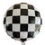 BALLON ALUMINIUM DAMIER OU RAYURES BLANC ET NOIR3