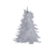 MINI SAPIN PLUMES GRISES