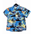 chemise hawaienne bleues
